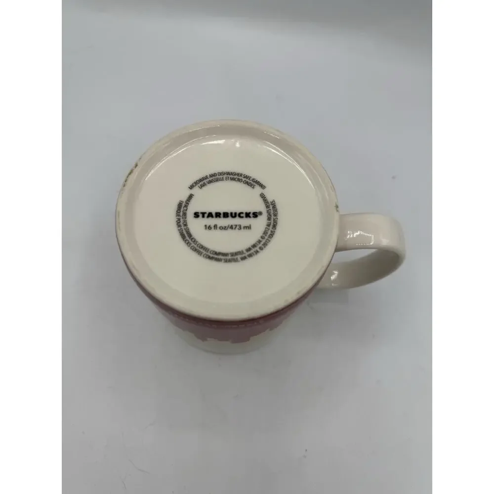 Starbucks Coffee Mug Indianapolis 16 oz Global City Series Red Interior Race Car